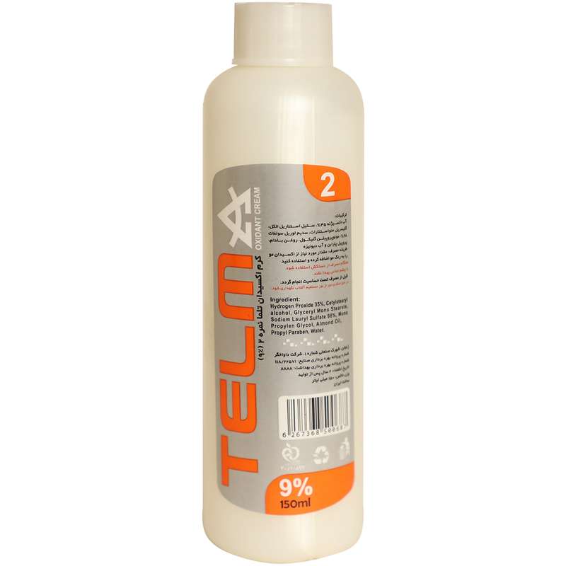 کرم اکسیدان تلما مدل 30VOL کد 02 نه درصدی حجم 150 میلی لیتر