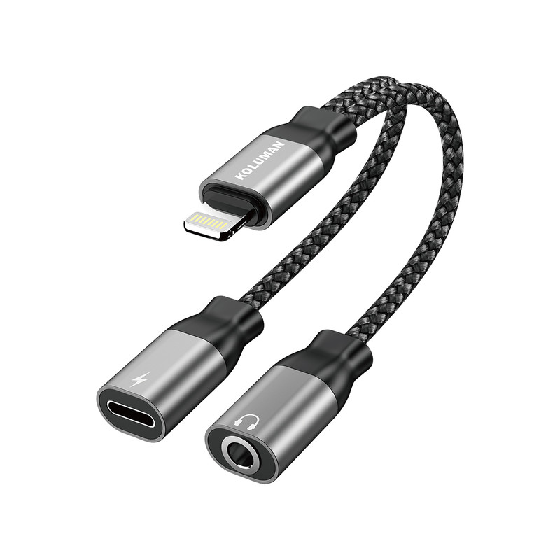 مبدل لایتنینگ به AUX / لایتنینگ کلومن مدل K - CA4