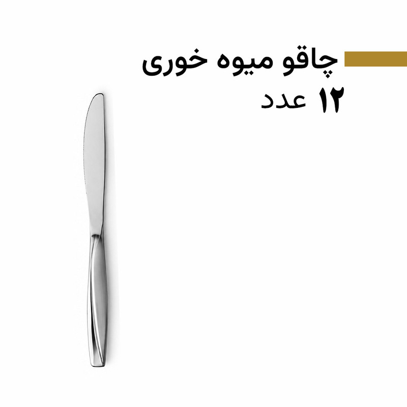 سرویس قاشق و چنگال 128 پارچه 24 نفره بیوتی مدل 8001