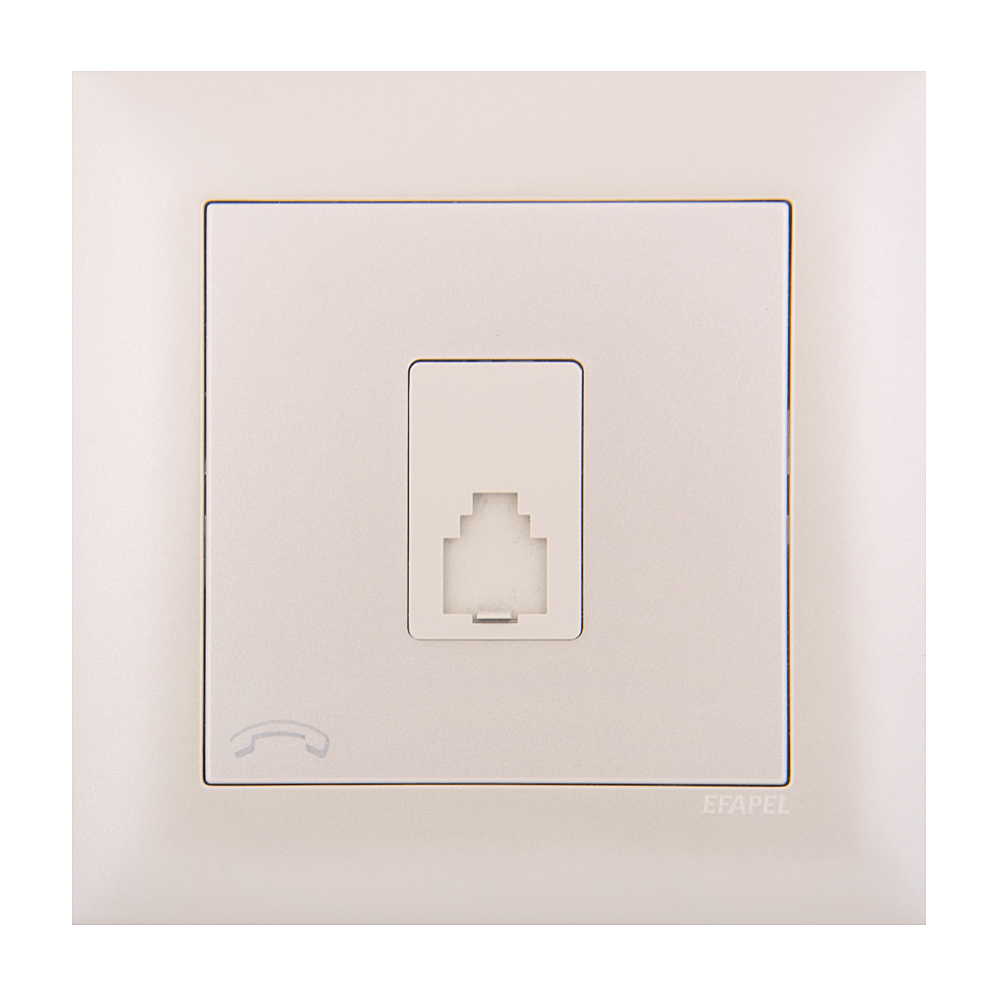 پریز تلفن ایفاپل مدل LOGUS90 AQUARELLA کد 90910TPE/21252/90712