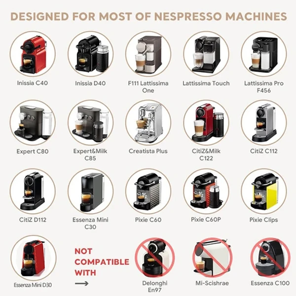 عکس شماره 3 : کپسول قهوه قابل شارژ مدل kt1 مناسب برای دستگاه نسپرسو