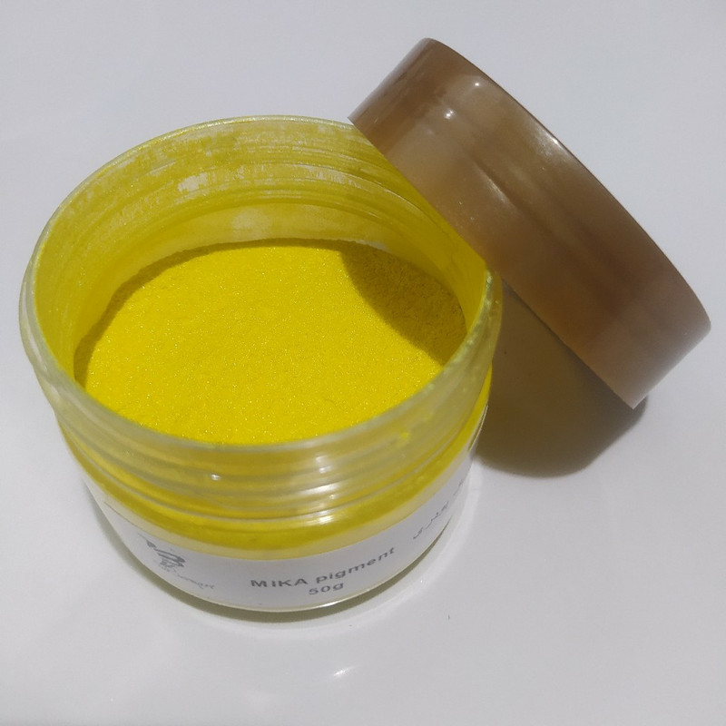 رنگ رزین اپوکسی بیزآرت مدل صدفی میکا حجم 100میلی لیتر