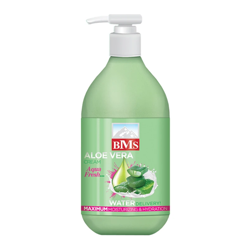 کرم مرطوب کننده بی ام اس مدل ALOEVERA حجم 300 میلی لیتر