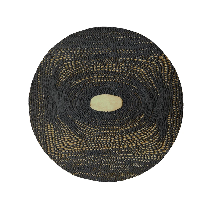 پادری مدل دایره طرح کلاسیک کد 8822 سایز 90 × 90 سانتی متر