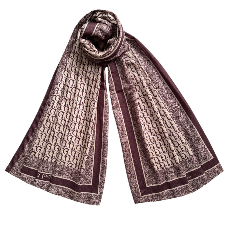 شال زنانه مدل موهر مخمل نوشته دار پاییزی زمستانه 