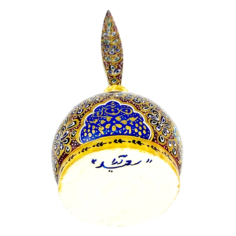 سرمه دان استخوانی سعید آرا طرح تذهیب مدل بچکول کد 17