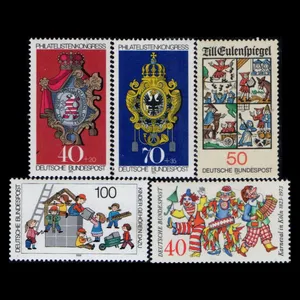 تمبر یادگاری مدل خارجی مجموعه 5 عددی 