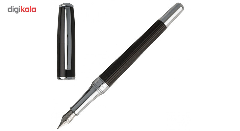 خودنویس هوگو باس مدل Essential Striped قطر نوشتاری M