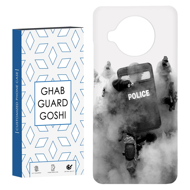 کاور قاب گارد گوشی طرح police کد Dimo-136 مناسب برای گوشی موبایل شیائومی Mi 10t lite