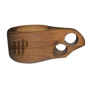 لیوان چوبی مدل هری پاتر