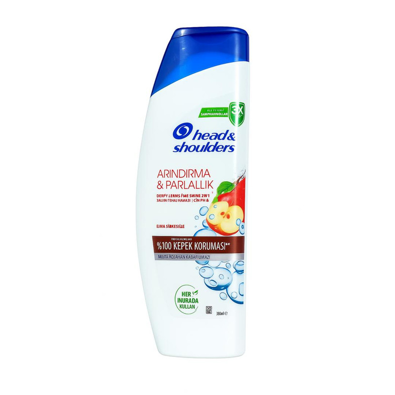 شامپو ضد شوره مو هد شولدرز مدل Arindirma Parlaklik مناسب برای انواع مو حجم 330 میلی لیتر