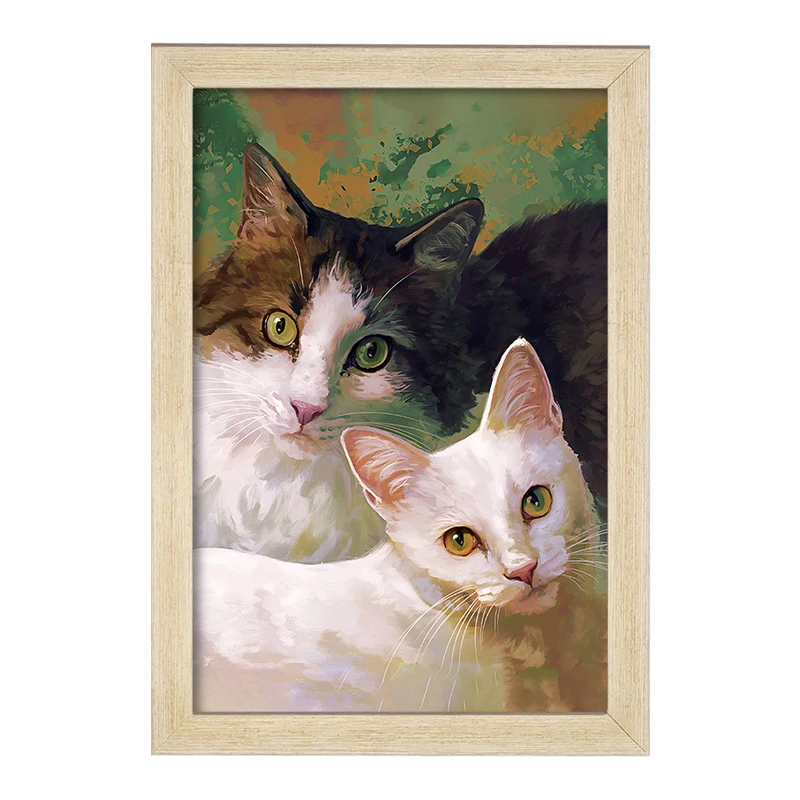 تابلو خندالو مدل گربه ها کد F9329