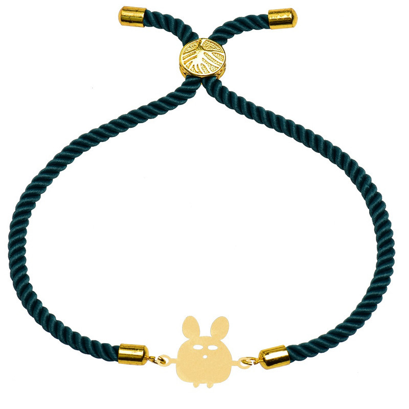 دستبند طلا 18 عیار زنانه الن نار مدل خرگوش LN100324