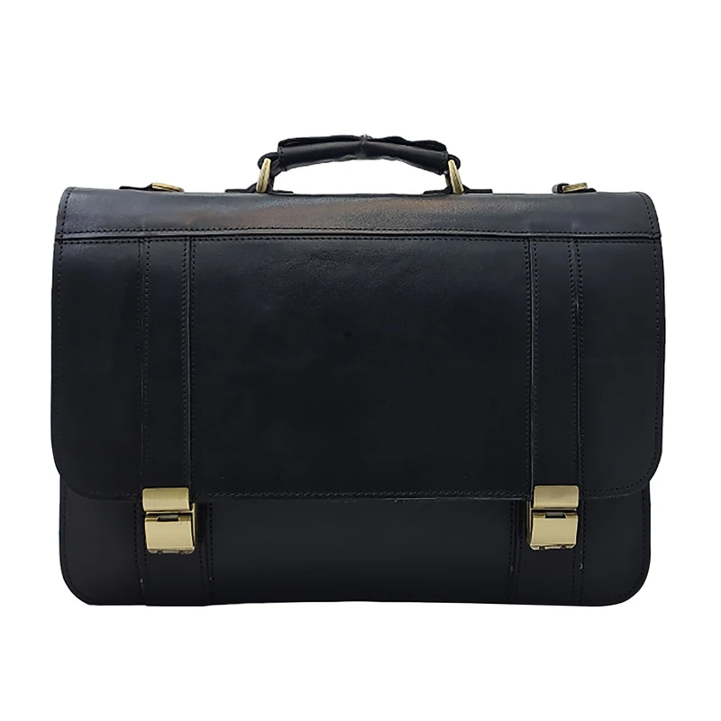 کیف دستی مردانه مدل آفاق چرم طبیعی گاوی کد S_220 
