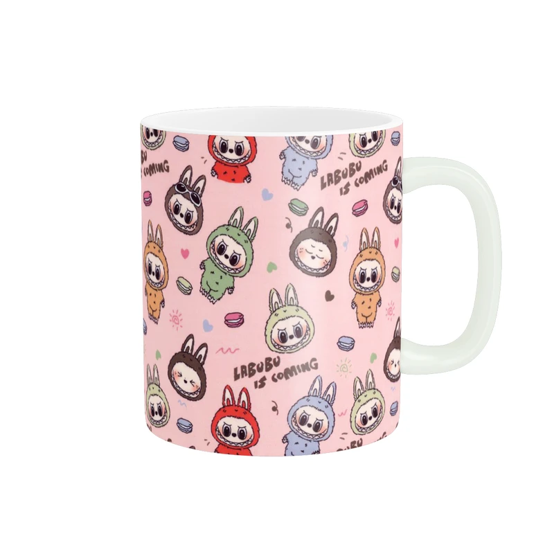 ماگ پاد آفرین مدل فانتزی طرح عروسک لبوبو ترند کد p10873