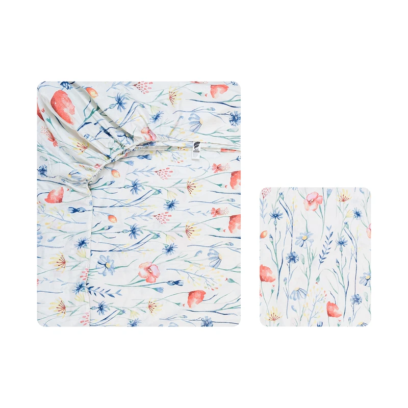 سرویس ملحفه 1 نفر 2 تکه آدنو مدل سیما کد IR227