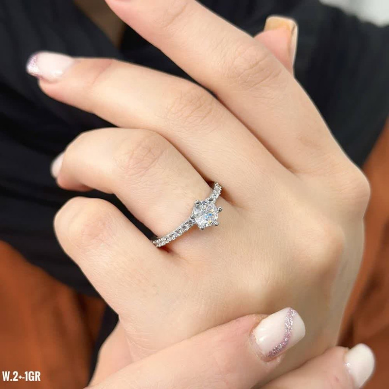 انگشتر نقره زنانه مدل MRJ6412 انگشتر نقره زنانه مدل MRJ6412