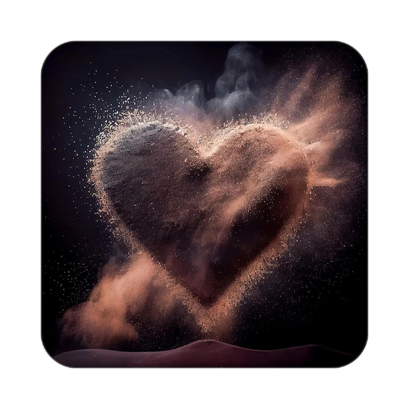 زیر لیوانی کاکتی مدل عاشقانه کد mp11881