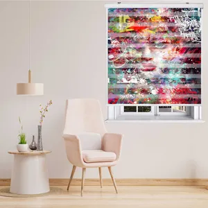 پرده زبرا زیو مدل P6071 سایز 150x200 سانتی متر