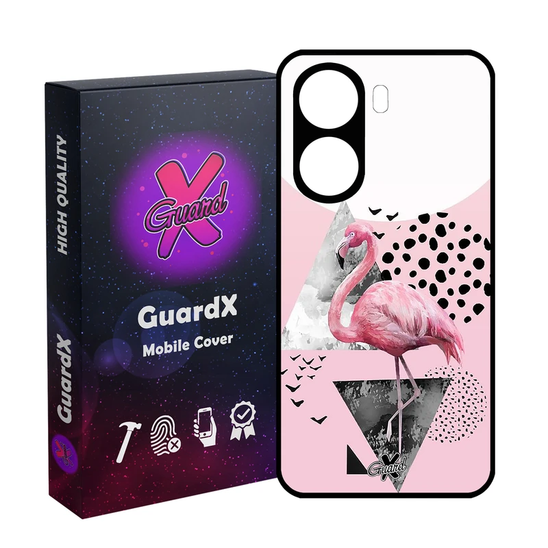 کاور گارد ایکس طرح Flamingo مدل 10066 مناسب برای گوشی موبایل شیائومی Redmi A5 / Poco C71