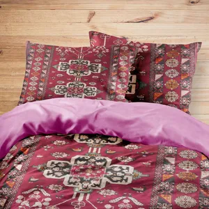 سرویس روتختی مدوپد طرح فرش بلوچ دوترنج مدل C-balouch04 یک نفره 4 تکه