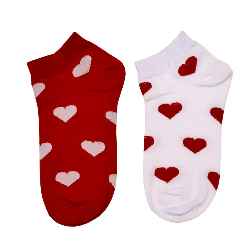 جوراب دخترانه مدل قلب کد 100