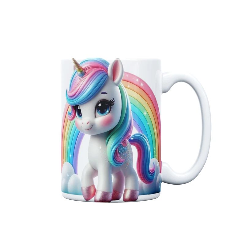 ماگ مدل شخصیت کارتنی طرح یونیکورن کد 159