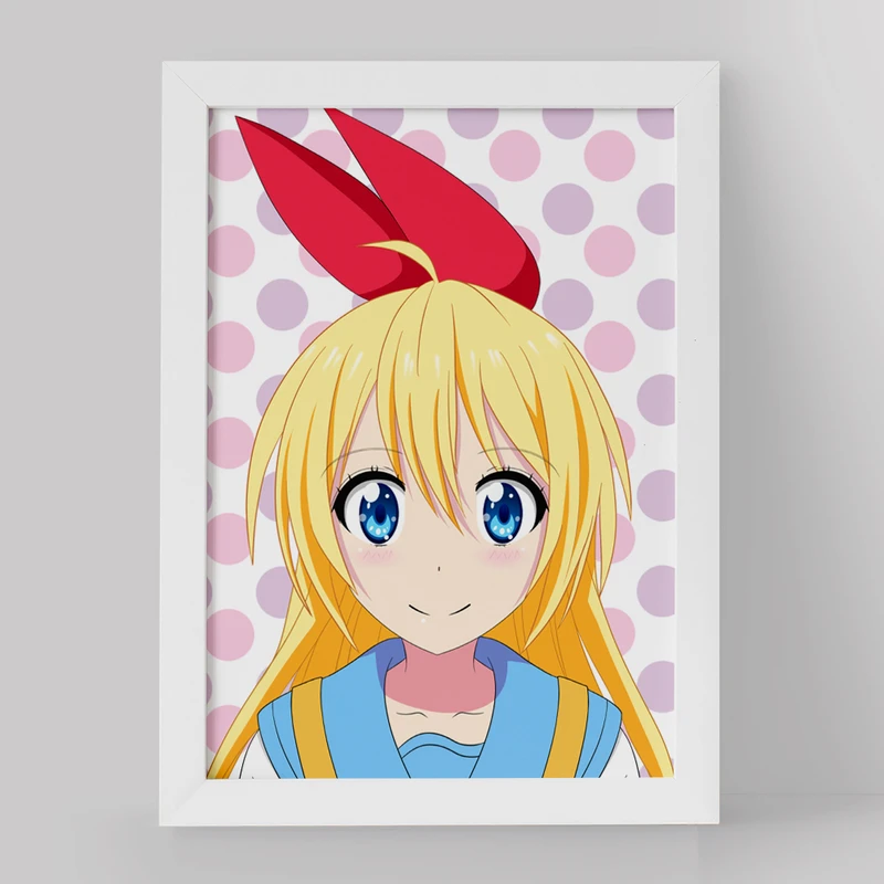 تابلو خندالو مدل انیمه عشق دروغین کد 17137