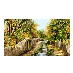 نخ و نقشه تابلوفرش طرح منظره کد 23124