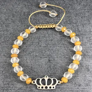 دستبند نقره زنانه گیرا مدل تاج G486