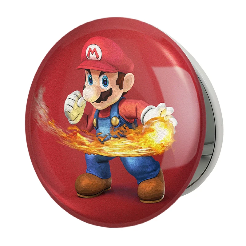 آینه جیبی خندالو طرح سوپر ماریو مدل تاشو کد 30426