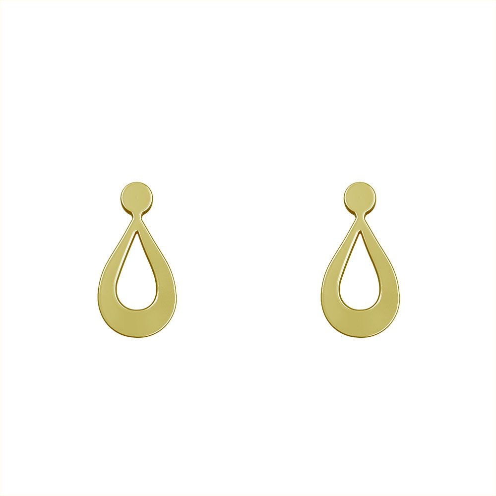 گوشواره طلا 18 عیار زنانه مدوپد مدل اشک کد GA1-13749 -  - 2