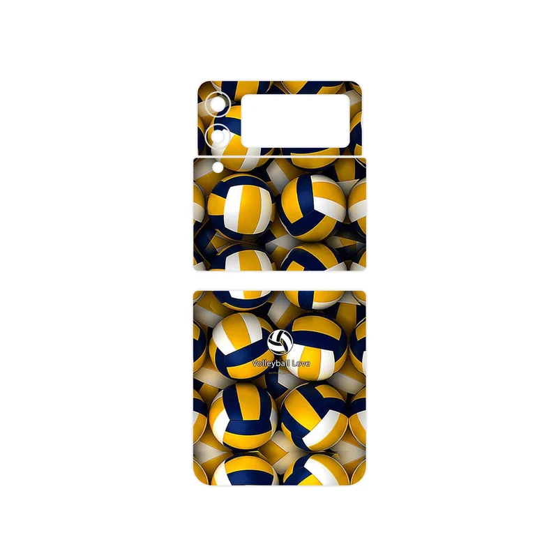 برچسب پوششی ماهوت مدل Volleyball مناسب برای گوشی موبایل سامسونگ Galaxy Z Flip3 5G