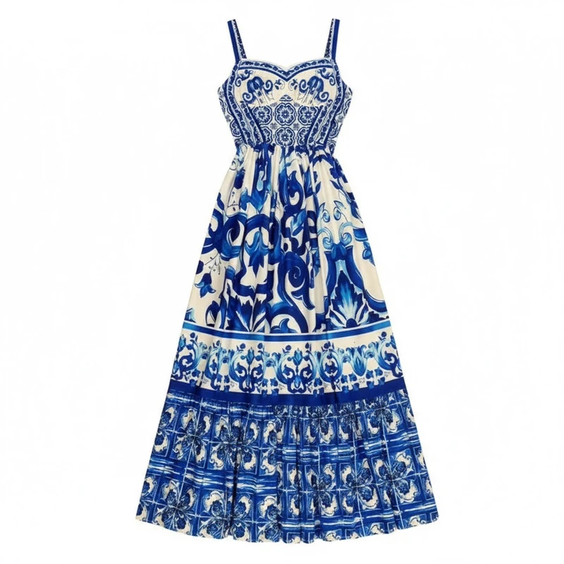 پیراهن یقه دلبری زنانه مدل PARANDIMONTI