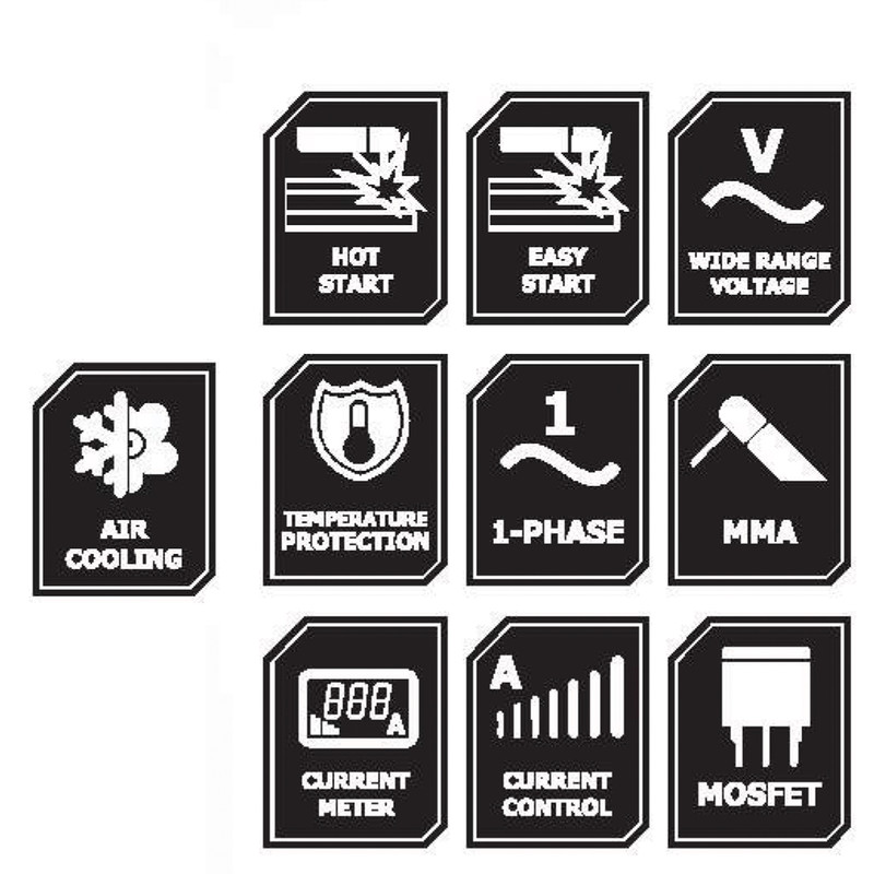 دستگاه اینورتر جوشکاری 200 آمپر کنزاکس مدل KWM-1200