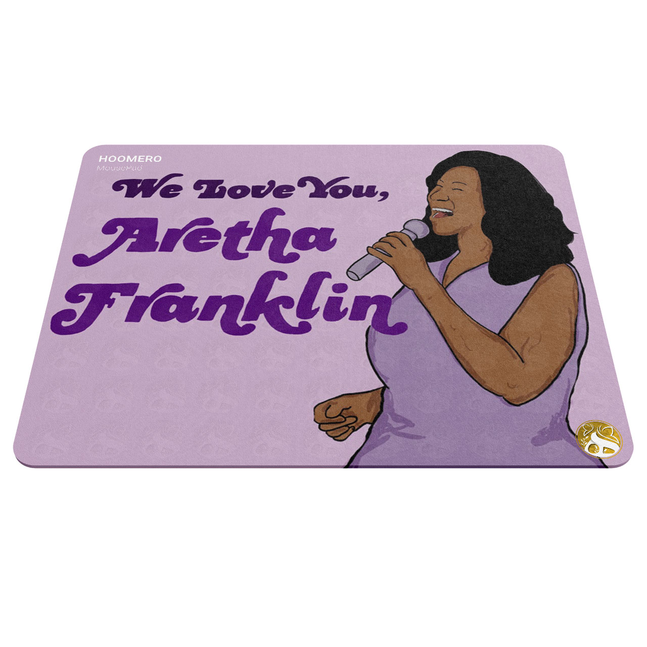 ماوس پد هومرو مدل A8433 طرح Aretha Franklin