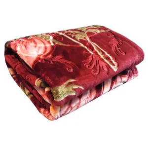 پتو لاله مهرگان مدل زنبق کد 1890 سایز 160x210 سانتی متر