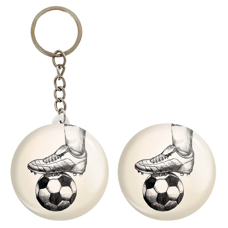 پیکسل خندالو مدل فوتبال Football کد 25980 به همراه جاکلیدی