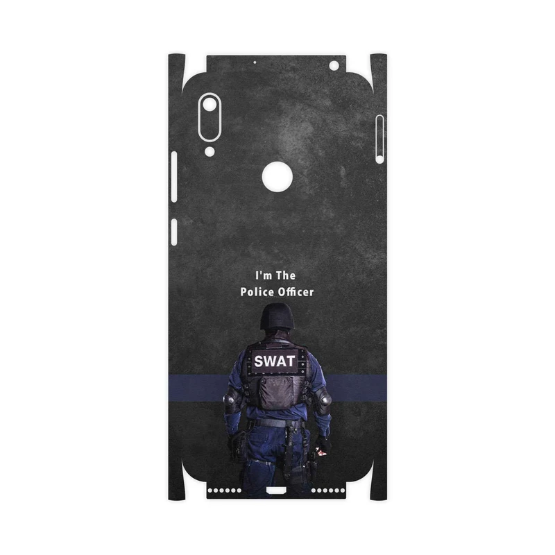 برچسب پوششی ماهوت مدل Police Officer-FullSkin مناسب برای گوشی موبایل هوآوی Y6 Prime 2019