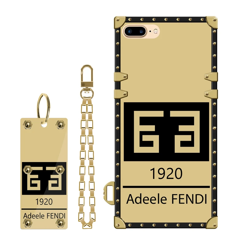 کاور فشن مدل صندوقی کد FDG مناسب برای گوشی موبایل اپل iPhone SE 2020 به همراه پلاک آویز