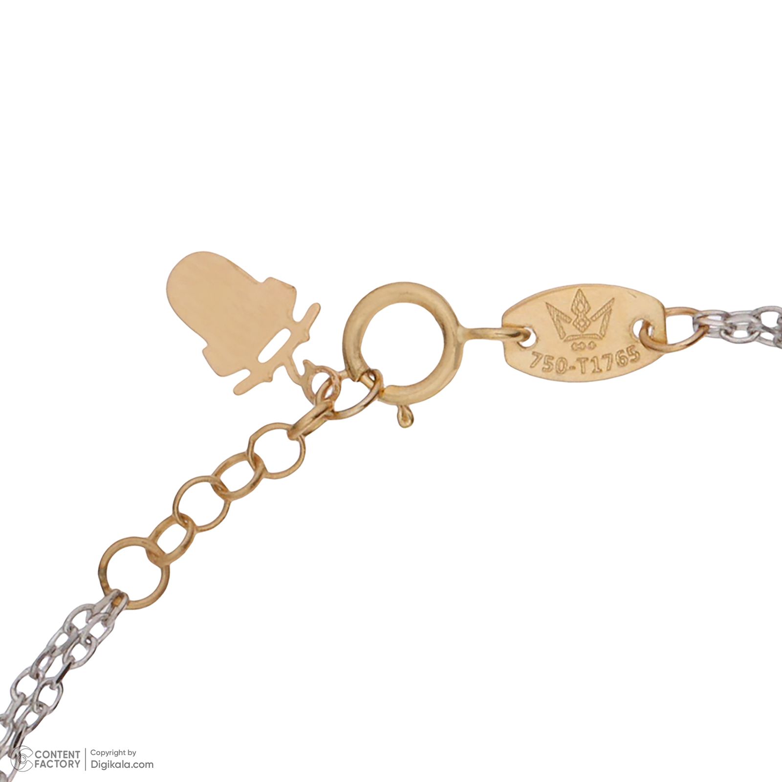 دستبند طلا 18 عیار زنانه مایا ماهک مدل MB1689 -  - 4