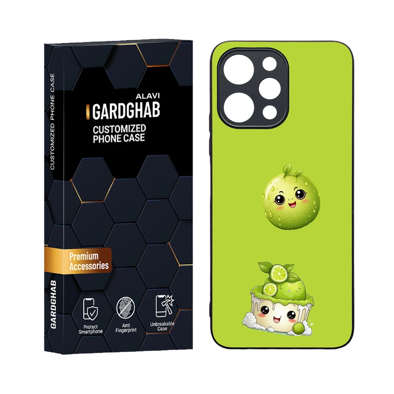 کاور گارد قاب علوی مدل دورژله ای کارتنی و انیمه مناسب برای گوشی موبایل شیائومی Redmi 12 4G / 12 5G