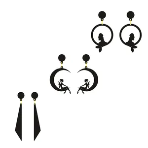 گوشواره دخترانه کد 305  مجموعه 3 عددی