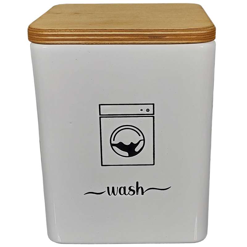 ظرف پودر رختشویی مدل سرامیکی کد Wash