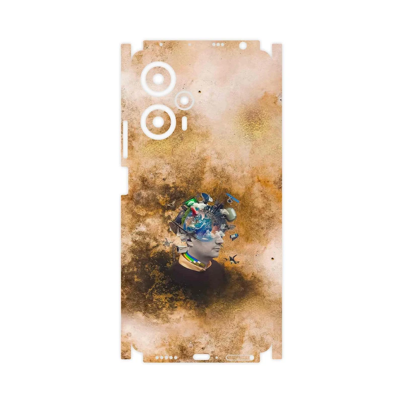 برچسب پوششی ماهوت مدل Collage of surreal Portrait of Men-FullSkin مناسب برای گوشی موبایل شیائومی Poco F5