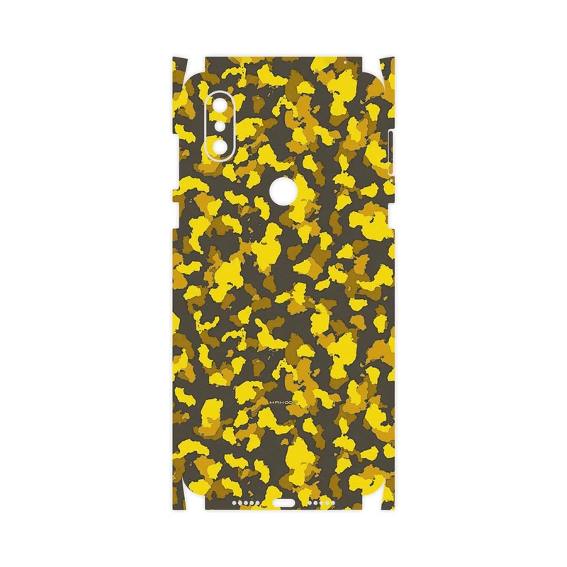 برچسب پوششی ماهوت مدل Yellow Infantry Army-FullSkin مناسب برای گوشی موبایل شیائومی Mi Mix 3