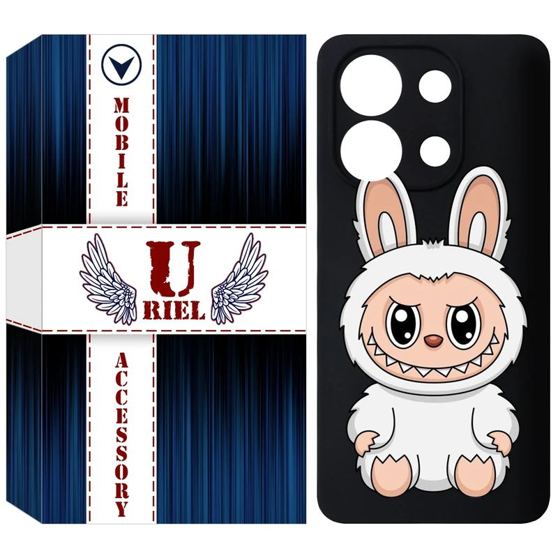 کاور یوریل مدل KSH کد 113 طرح عروسک لبوبو مناسب برای گوشی موبایل شیائومی Redmi Note 13 4G