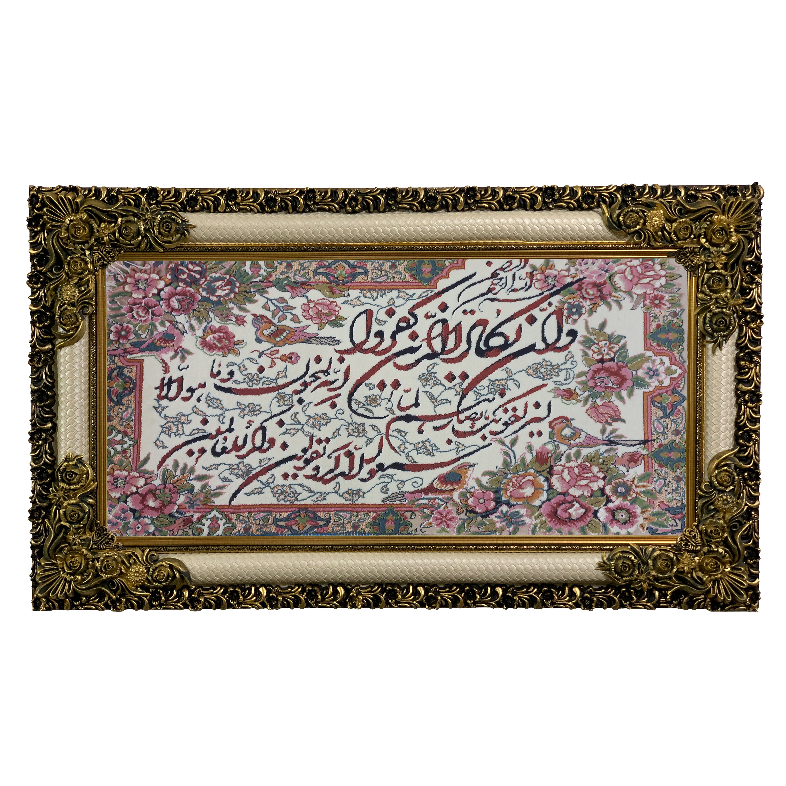 تابلو فرش ماشینی طرح دستبافت مدل وان یکاد کد 7796