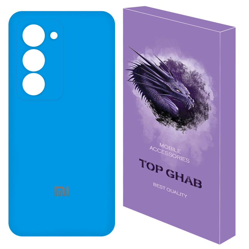 کاور تاپ قاب مدل سیلیکونی_پاککنی مناسب برای گوشی موبایل شیائومی Redmi 15 4G