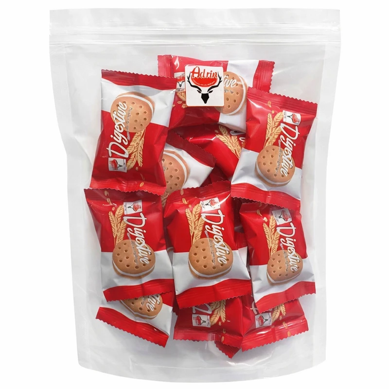 بیسکویت دایجستیو کرم دار بیس اورنو آدرین - 500 گرم